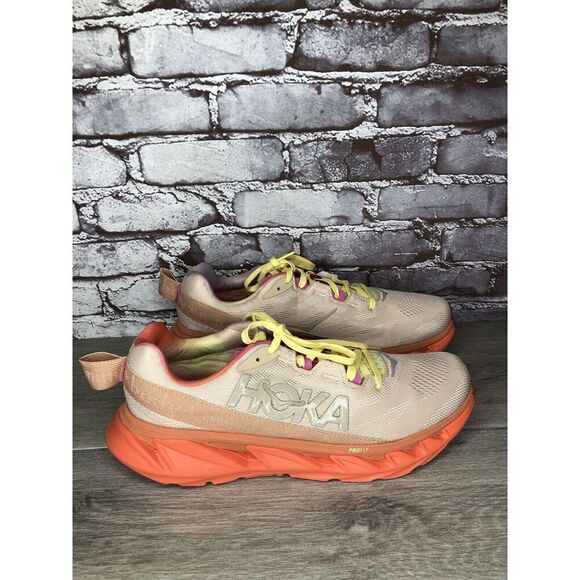 Hoka One One Elevon 2 Mental Health Sand Camelia Running Shoes Men 14M US/49 1/3 - Picture 16 of 16